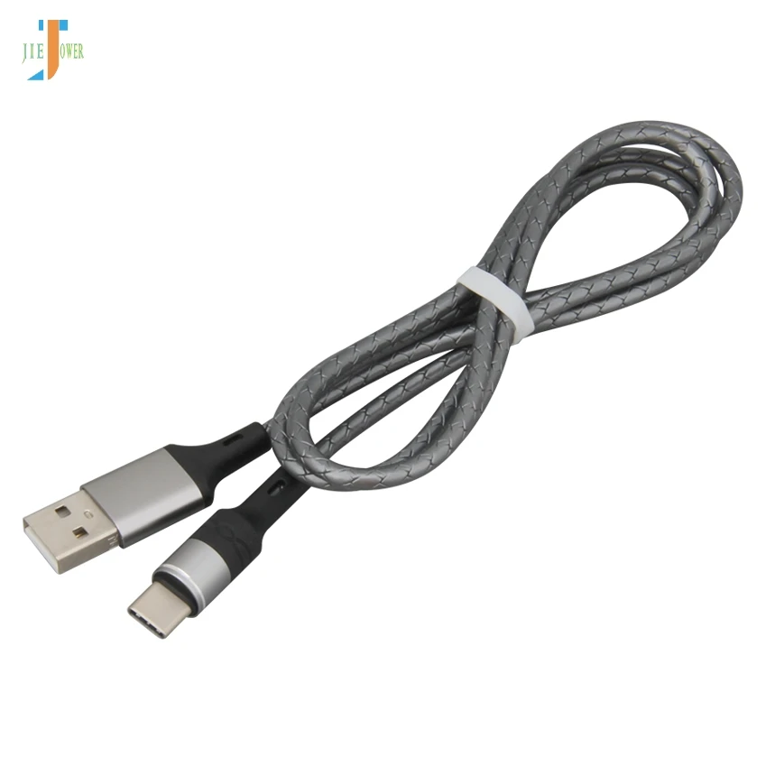 100 шт/лот кабель USB type C 1 м celetial Колонка быстрое зарядное устройство для передачи данных S8 Note8 C5pro C7pro C9pro S8 Active для huawei P10 P9 plus - Цвет: Серый