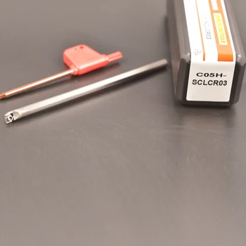 

TS-C05H-SCLCR03 Tungsten Steel Shock Tool Holder Boring Bar For CCMT03** Inserts