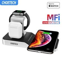 CHOETECH MFi Беспроводной Подставка для зарядки Apple Watch Зарядное устройство 5/4/3/2/1 серии магнитный Wirelss Зарядное устройство Подставка быстрой Зарядное устройство