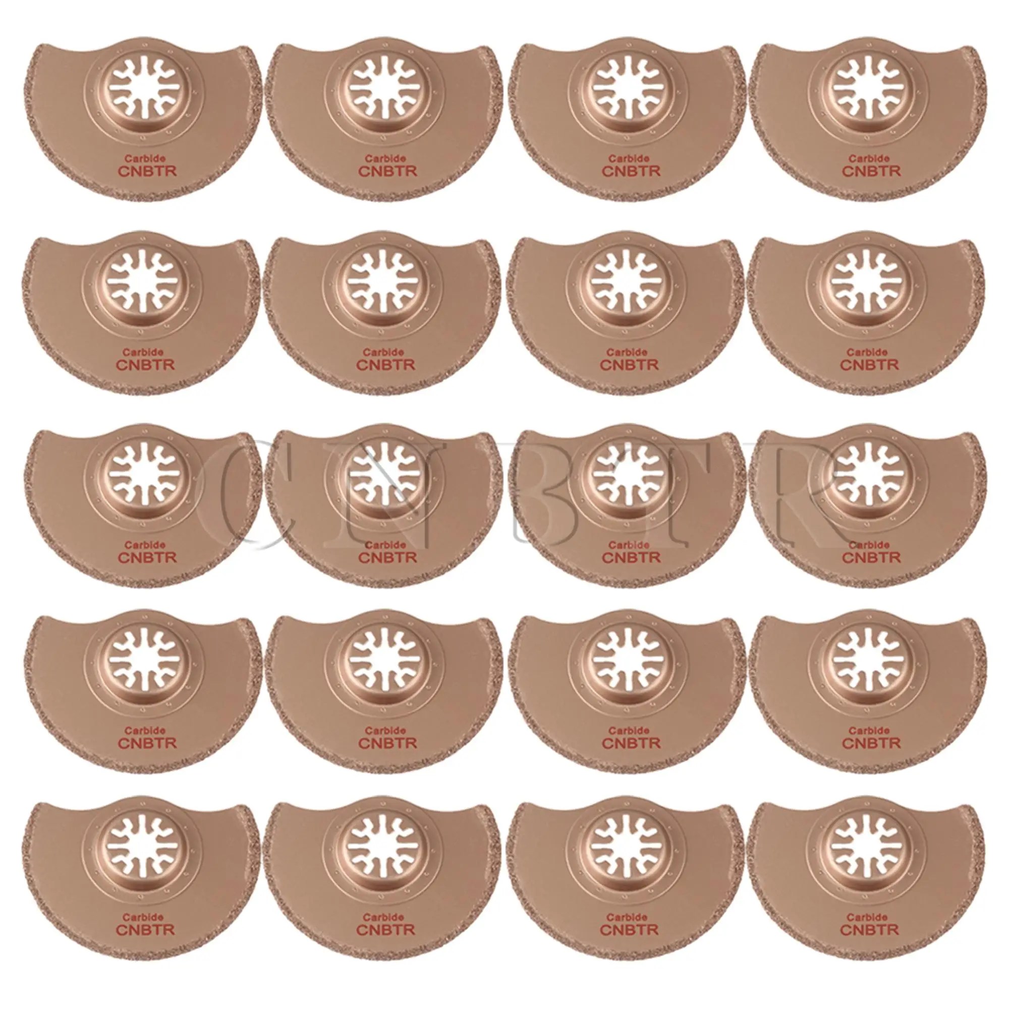 Полукруглое пильное полотно с потайной головкой желтого цвета CNBTR 88 мм 20 шт. |