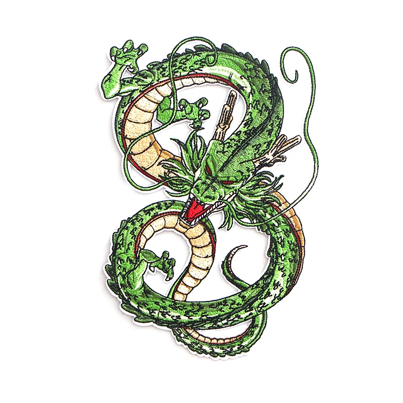 Dragon ball z Shenron вышитые железные нашивки Аксессуары Новое поступление популярная одежда значки с героями мультфильмов аппликация, наклейка E0107