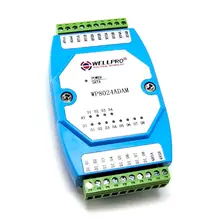 Цифровой вход и выход модули переключатель изолированный модуль 8DI/4RY RS485 MODBUS communication-WP8024ADAM