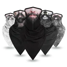 Х-Длинные вискоза уход за кожей лица быстросохнущие дышащие треугольные связующего ветрозащитная Теплая бандана на открытом воздухе Катание на солнце-маска для лица Sc