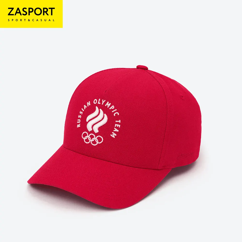 Бейсболка Team Russia OUA217-001/001 с олимпийской символикой, цвета- синий/серый/красный