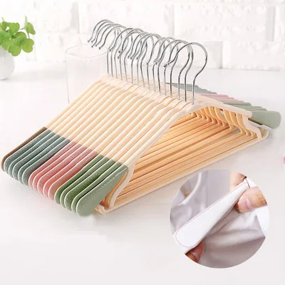 10Pcs Mult-function Space Saving Hanger Plastic Cloth Hanger Hook Magic Clothes Hanger With Hook Closet Organizer Home