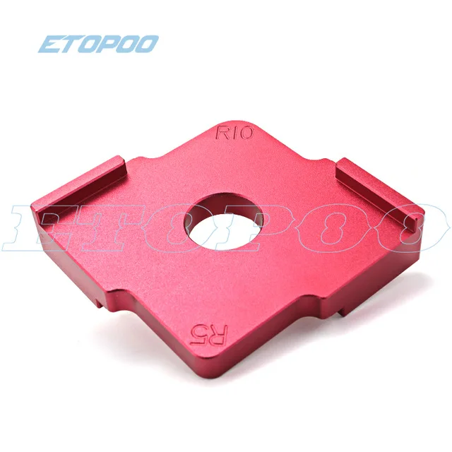 1pcs R5-R10 3 шт./компл. Деревообрабатывающие инструменты гравировальный станок закругленными уголками шаблон Rplate древесины фрезерные машины линейка R5 R10 R15 R20 R25 R30 T10 T20 - Цвет: 1pcs R5-R10