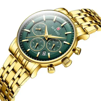 

HobbyLane Stainless Steel Multifunction Watch for Women Waterproof 6 Pointers with Calendar Female Watch