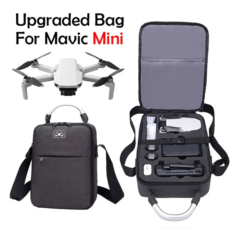 Buy Waterproof Oxford Cloth Storage Shoulder Bag Portable EVA Carry Case Box for DJI MAVIC Mini Drone Accessories