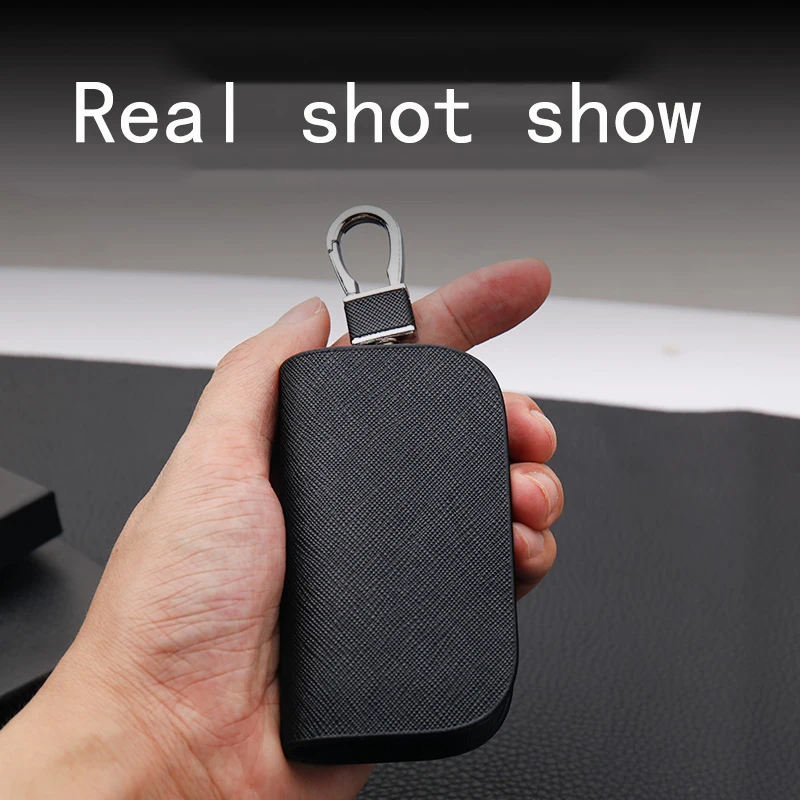 Generic Colors Leather Car Logo Key Case Key Cover For Kia Mg Best