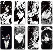 Coque de téléphone noire et blanche pour Alcatel 3, 3L, 3V, 3X, 1, 3C, 1C, 1X, 1V, 1S, 2019