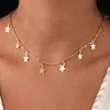 SUQI Non-Fading Stainless Steel Animal Butterfly Star Gold Women Choker Necklaces Pendants Femme Chain Jewelry Kpop Collare Gift ► Photo 1/6