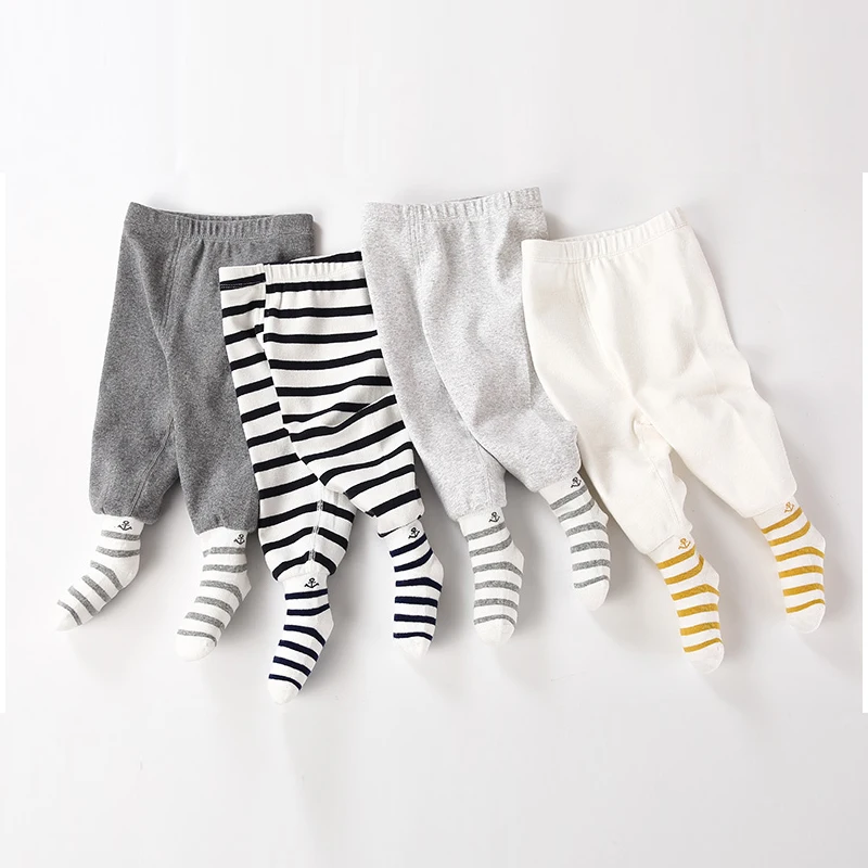 GOBABYGO - Tights With Non-Slip Knees and Feet - Grey | Smallable