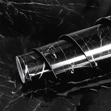 

80cm Width Marble PVC Self Adhesive Waterproof Wallpaper Contact Paper Wall Stick Film For Walls In Rolls Kitchen Home Decor