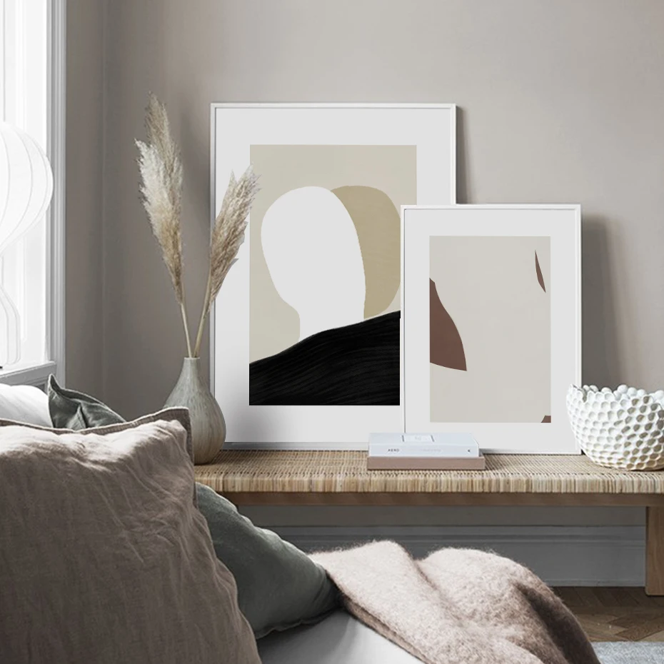 

Minimalist Geometric Abstract Wall Art Pictures Canvas Painting Gallery Poster and Print Interior Living Room Kitchen Decor