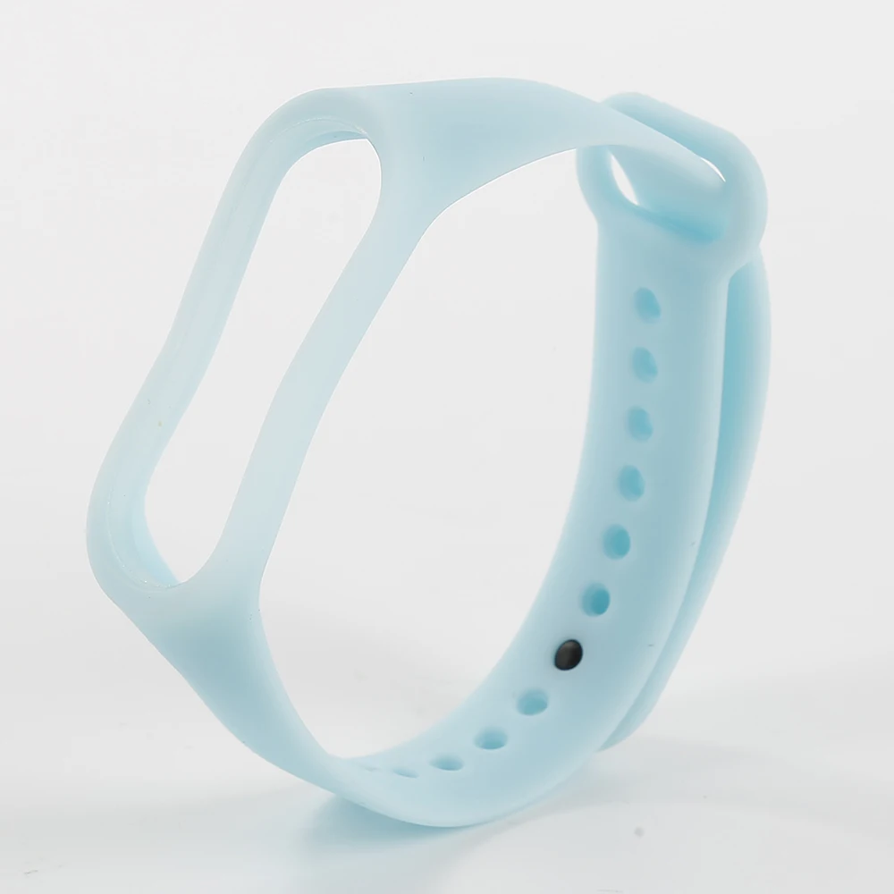 B Blue Светящийся цветной ремешок для Xiaomi mi 3 4 ремешок для mi Band 3 браслет ремешок для mi Band 3 аксессуары браслет для mi 3 браслет-браслет - Цвет: B Blue