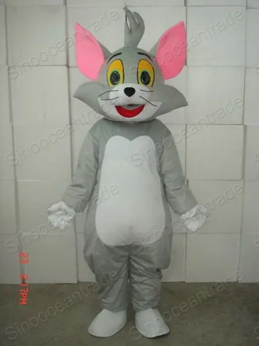 

Factory direct sale light gray TOM CAT Mascot Costume Adult Halloween Birthday party cartoon Apparel Cosplay Costumes