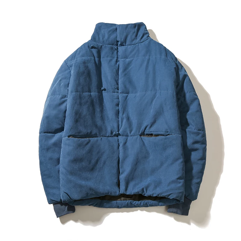 

Chinese Style Winter Jacket Men Clothes Hip Hop Mens Jackets And Coats Solid Streetwear Thick Men Jacket Coat Nice New