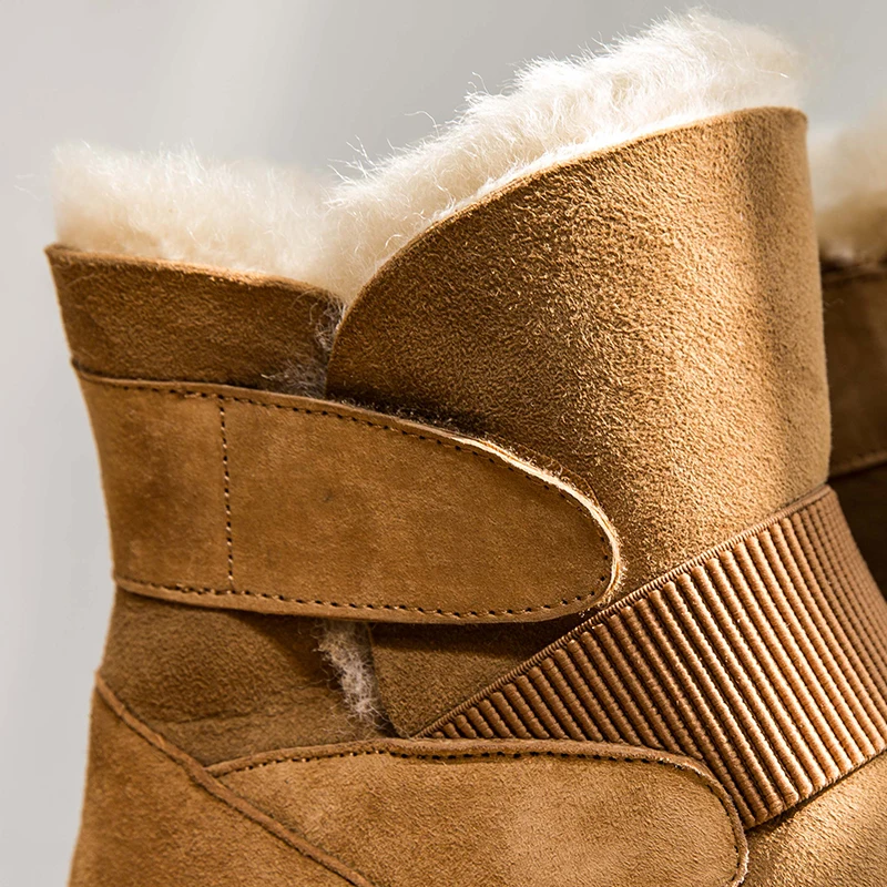 Г., новые зимние ботинки женские короткие модные спортивные ботинки из овечьей кожи