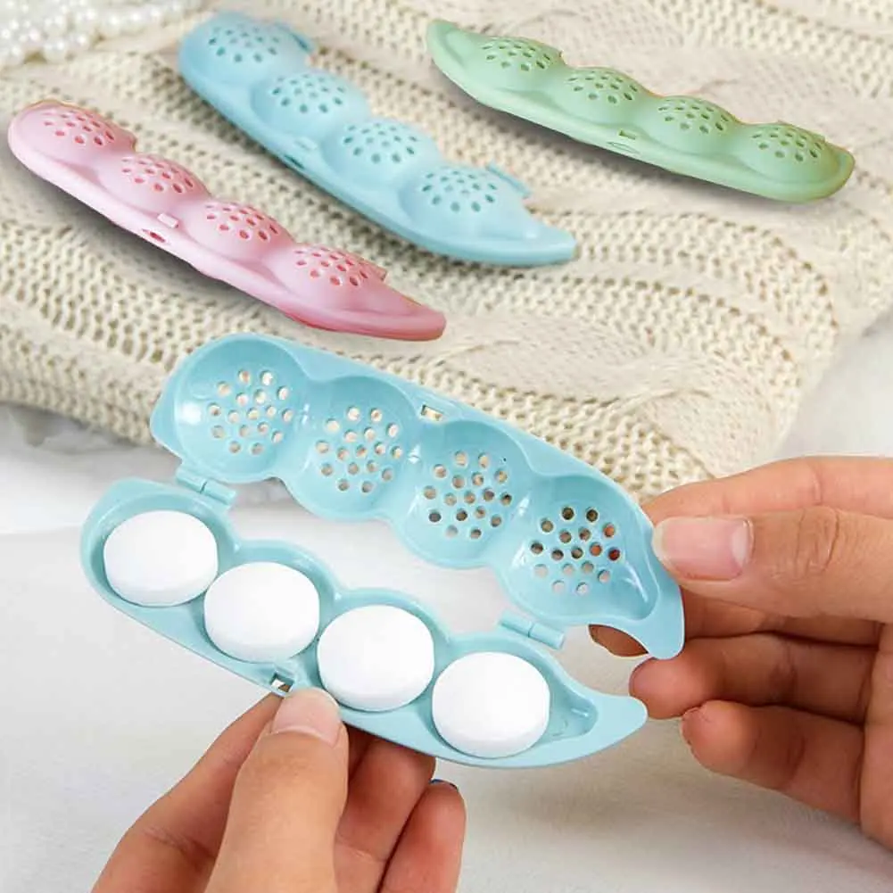 Для одежды Camphor Ball Moldproof Pea Pod форма ящика Шкаф сдерживающий домашний дезодорант для борьбы с вредителями против клещей