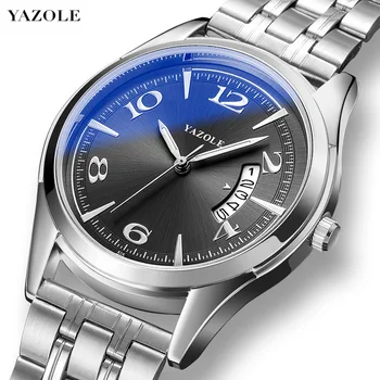 

Luxury Brand Mens Fashion Watch Business Calendar Waterproof Quartz Wristwatch Stainless Steel Men's Watch Reloj Hombre Relogio