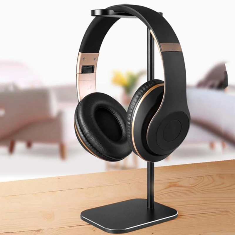 Earphone Hanger Holder Headphone Stand Rack Aluminum Alloy Headset Bracket Base B95C