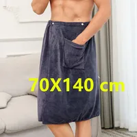 New Thick Men's Wraps, Shower & Tub, Microfiber Towels, Bath Towels 1