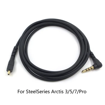 

2020 New Replacement 3.5mm 1.5m TPE Audio- Headset For Steelseries Arctis 3/5/7/Pro Cable Gaming Line For laptop