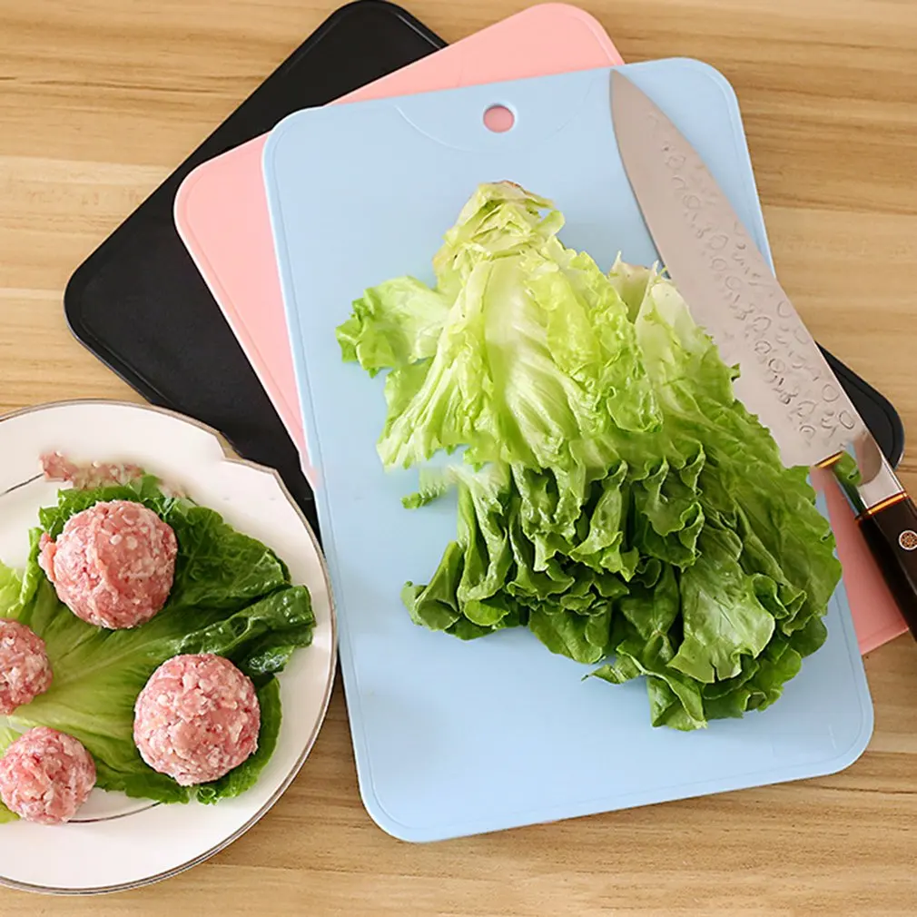 Colored Plastic Cutting Board Thickened Fruit Cutting Board Kitchen Gadgets Pp Mildew Cutting Board
