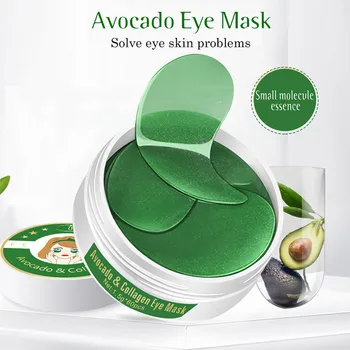 

Avocado Collage Under Eye Gel Pads Moisturizing Ant-puffiness Dilute Dark Circles Firming Skin Eye Patches W1