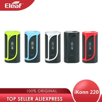 

Original 220W Eleaf iKonn 220 Box MOD No 18650 Battery Box Mod for Ello Atomizer Electronic Cigarette Vape Mod vs Swag 2 / Gen