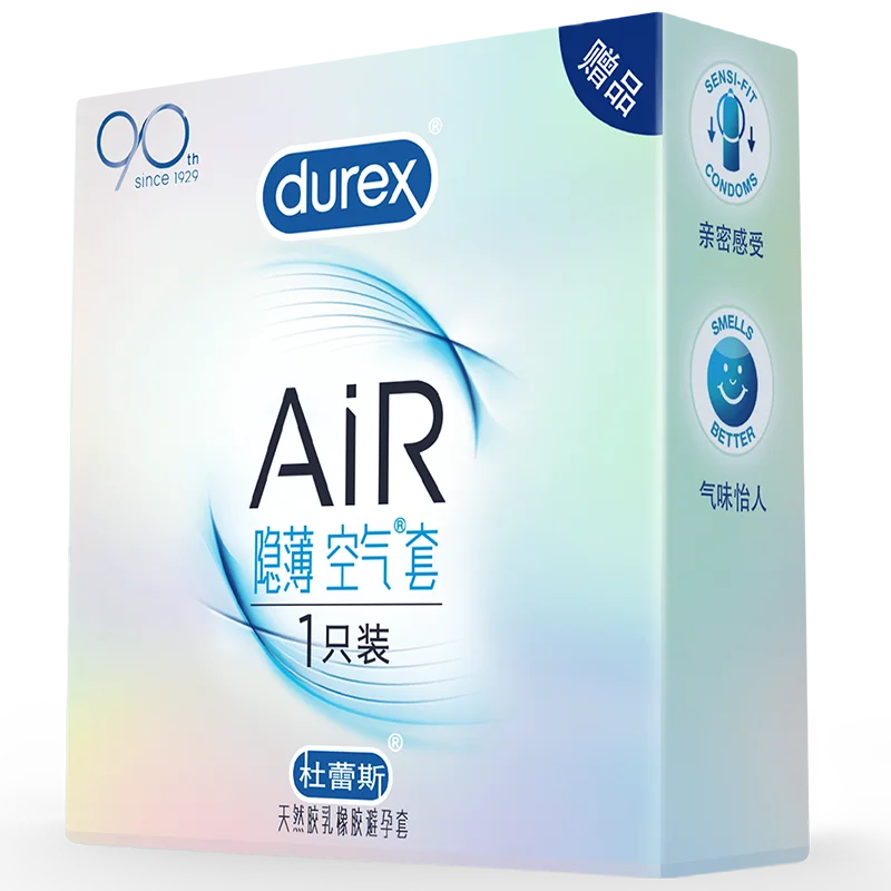 Durex 1 шт./упак. Air Utra тонкие презервативы мужские Невидимые сексуальные