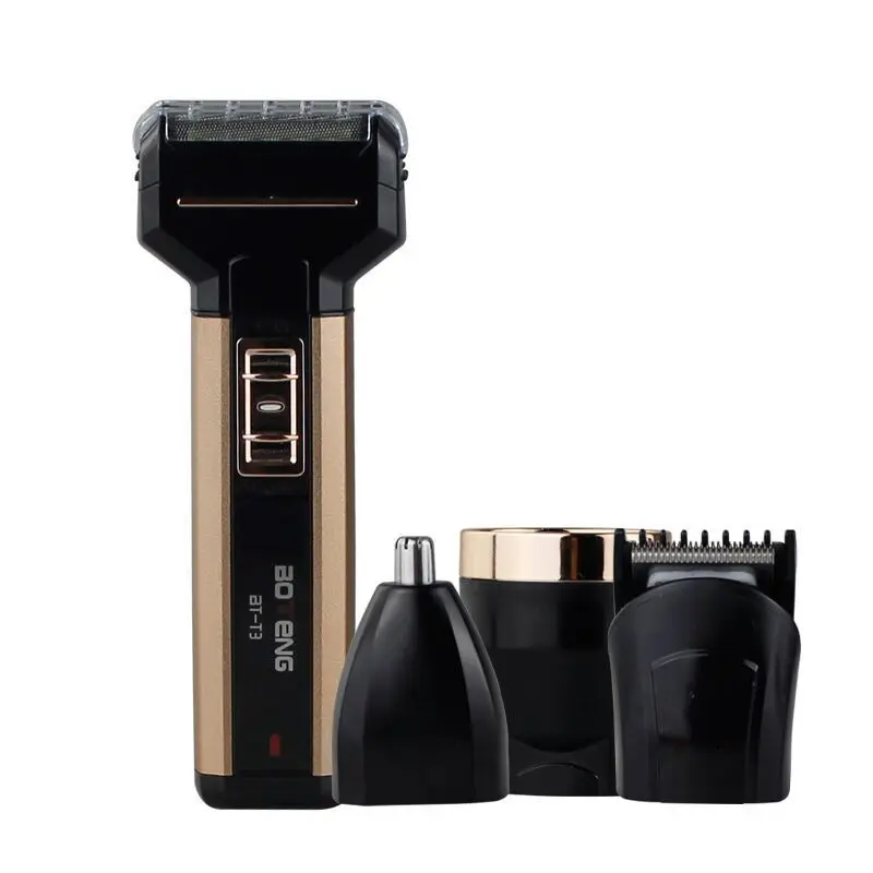 

Boteng Stall Four-in-One Shaver Multi-functional Rechargeable Shaver Multi-functional Men Nose Hair Trimmer with Flashlight