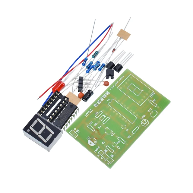 DIY LED PCB 디지털 디스플레이 로직 펜 전자 키트: 전자 기기와 납땜 연습에 완벽한 선택