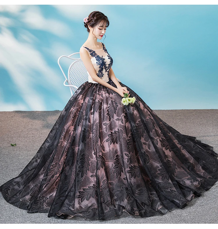 Leaf New Cheap Stock Real Photo Ball Gown Quinceanera Dresses Appliques Debutante Sweet 16 Party Gown Quinceanera Kleid
