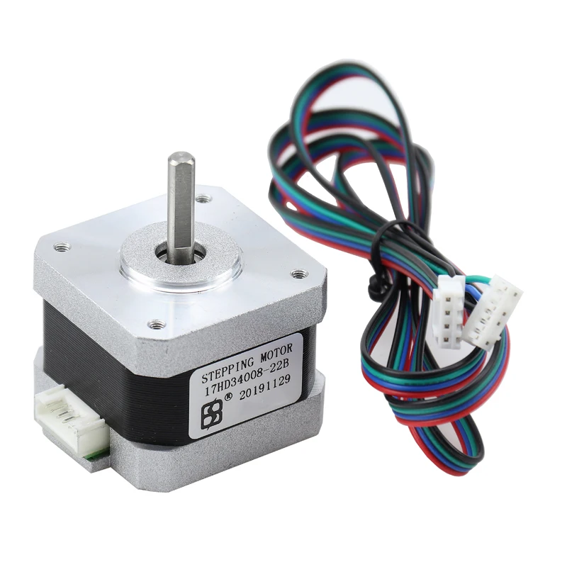 1pcs Silver XH2.54 XH2.54 DuPont крутой двигатель 42 двигатель nema 17 шаговый двигатель 3D принтер ЧПУ робототехники Reprap проект - Голенище Диаметр: 1pcs Silver XH2.54