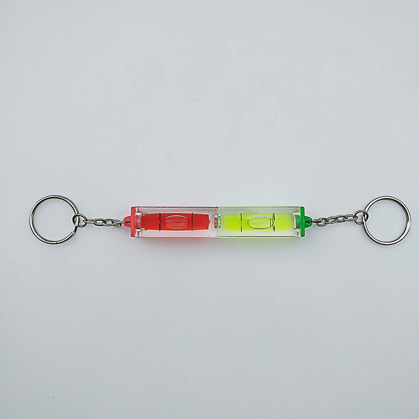 NOLITOY key rings key chains keychains bubble level for rv campers keychain  tool wallet key chain small bubble level mini level spirit level pendant