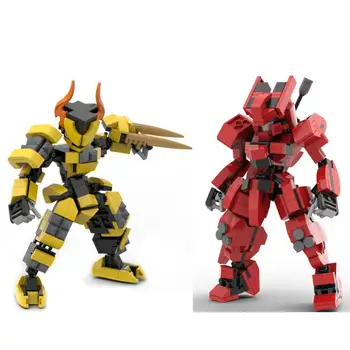 

Modiker 264+Pcs 17cm Yellow Mecha Bricks Model Small Particles Building Block Educational Toy Birthday Gift