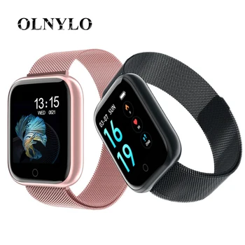 

New Sport Smart Watch Heart Rate Blood Pressure Monitor Call Reminder Fitness Tracker Waterproof P70 Smartwatch Ios Android