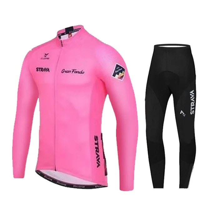 strava длинный рукав Велоспорт Джерси Набор мужская одежда roupa de одежда для велоспорта ciclismo hombre maillot ciclismo Велоспорт go pro - Цвет: C20