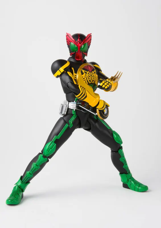 100% Оригинальные BANDAI spirches Tamashii nages S. H. Figuarts (SHF) Экшн-фигурка-маскарадный наездник OOO TaToBa Combo от "Kamen Rider OOO"