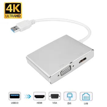 

2020 drop shipping high quality VGA to HDMI Adapter VGA to HDMI Video Audio Converter with USB 3.5mm Audio Cable hot sales#1031
