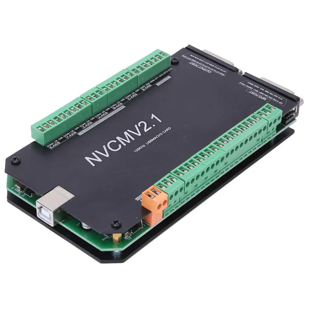 NVCM controlador CNC de 5 ejes MACH3 Tarjeta de tarjeta de interfaz USB para Motor paso a paso de a