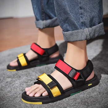 

2020 New Summer Slippers Men Shoes Sandals Fashion Men Gladiator Sandals Outdoor Casual Sandals Shoes Men Sandales Homme