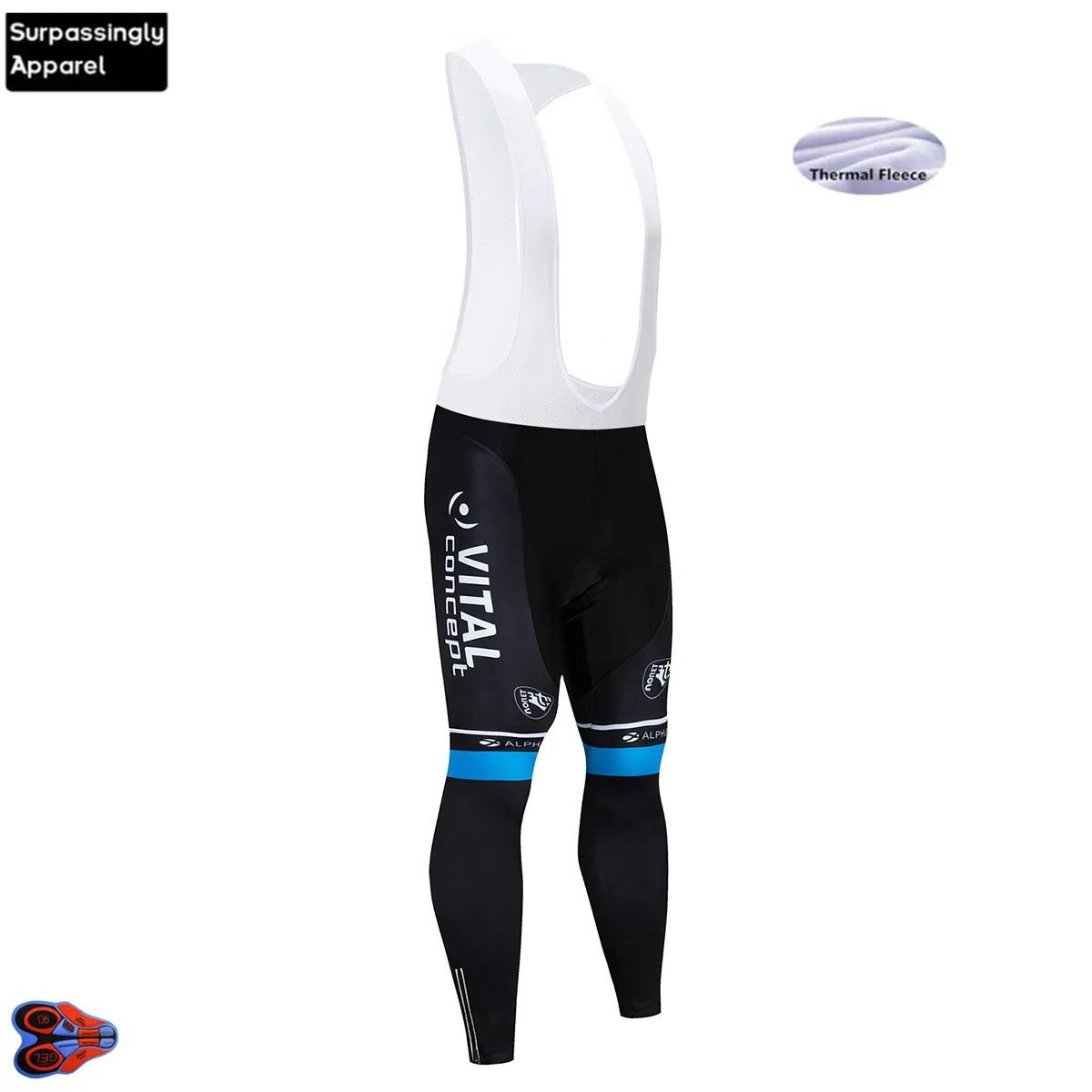 Зима VITAL Pro велосипедная майка 16D колодки велосипедные брюки набор Мужские Ropa Ciclismo термальная флисовая велосипедная Одежда Майо кулот