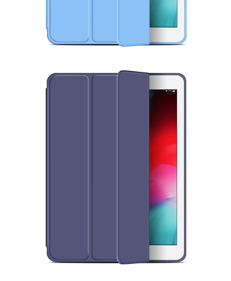 Чехол для iPad 9,7 силиконовая Мягкая задняя крышка для Apple iPad чехол 9,7 дюймов TPU для iPad A1893 A1822 флип умный чехол