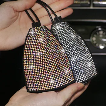 

Car Accessories Car Key Bag Female Cute Universal Ladies Key Sleeve Drill Car With Creative Personality Pull-out Starry