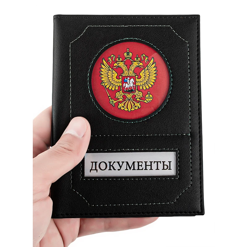 Pu-Leather-Covers Id-Holders Auto-Document-Insert Transparent for with PVC