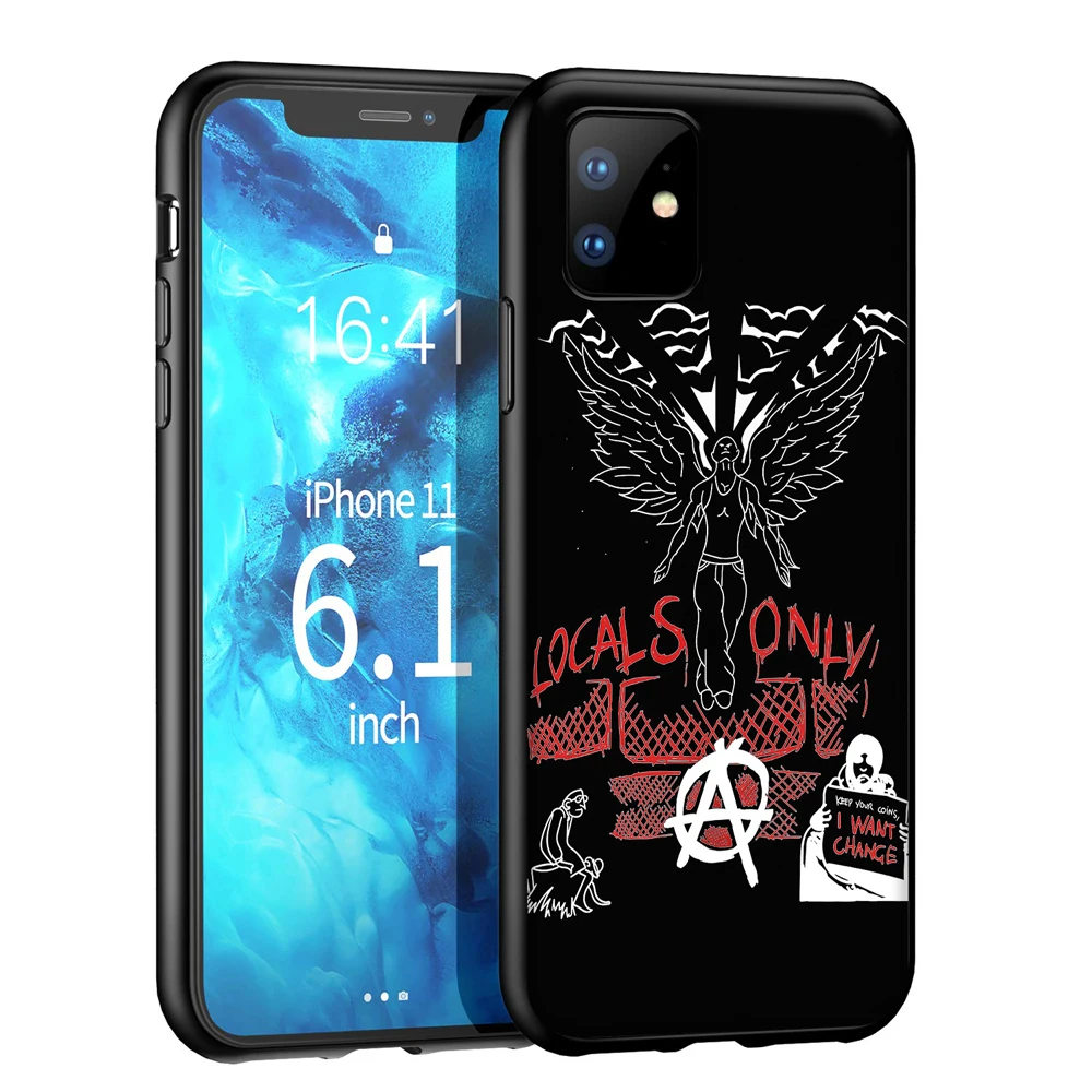 Силиконовый мягкий чехол YIMAOC MGK для iPhone 12 Mini 11 Pro XS Max XR X 8 7 6 6S Plus 5 5S SE|Бамперы| |
