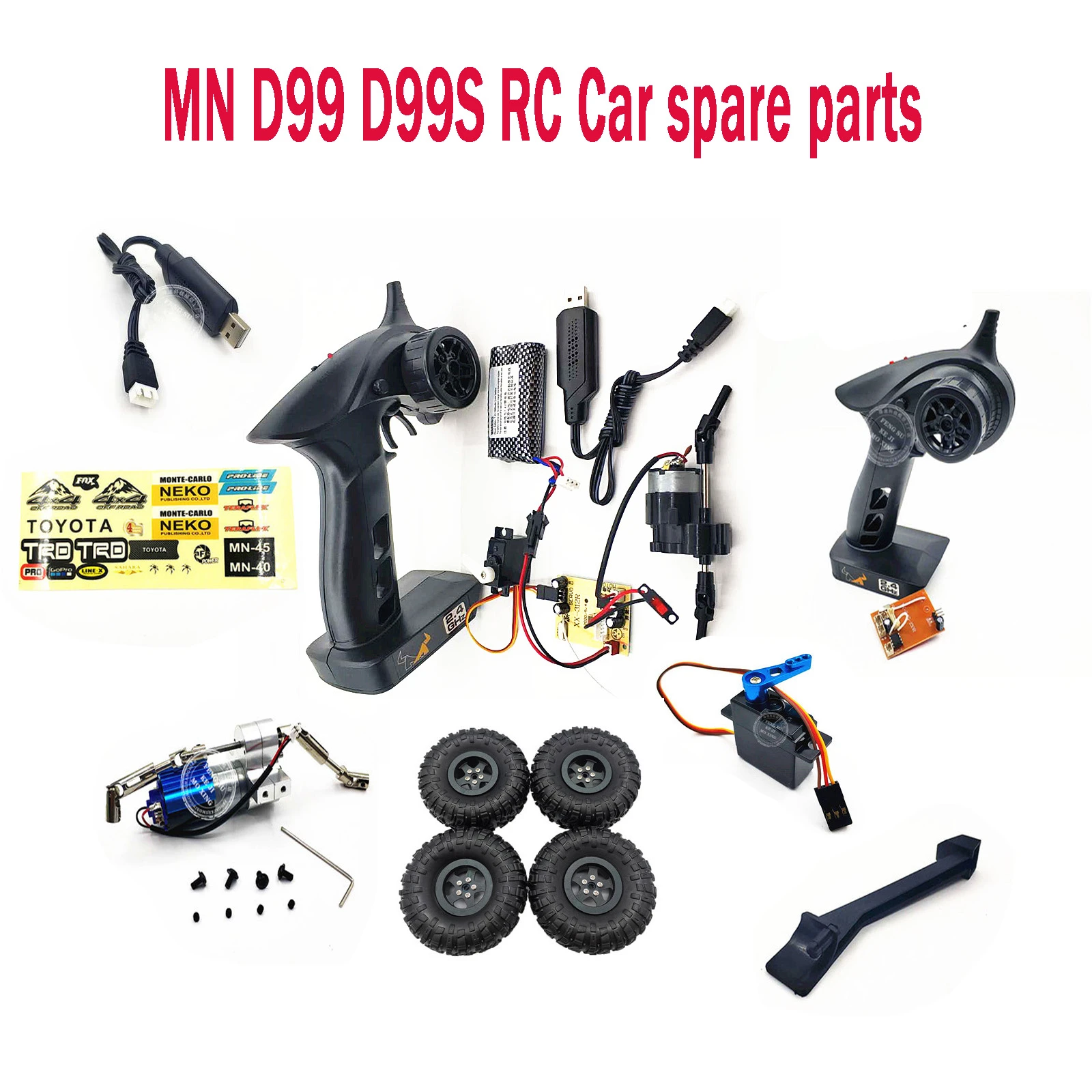 MN D99 D99S RC Car spare parts Receiver 
