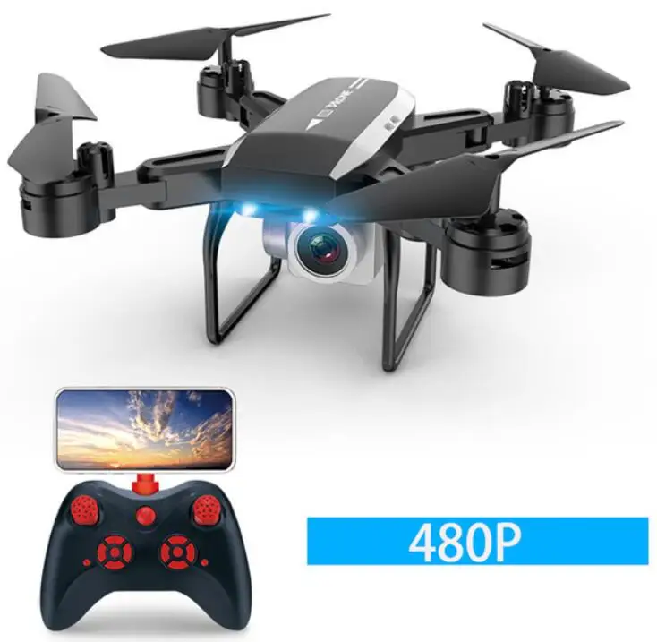 b 606d 480p 1b KY606D Дрон 4k HD аэрофотосъемка 1080p четырехосный летательный аппарат 20 минут давление полета Hover ключ взлет Rc вертолет - Цвет: b 606d 480p 1b